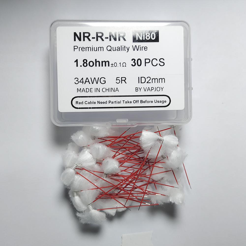 Coil Building Kit - 30 peças/pacote Cabo Vermelho Enrolado NR-R-NR