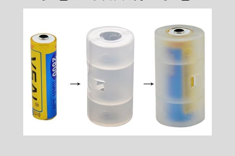 Battery Case Storage - Conjunto de 2/4 Peças: Adaptador Portátil