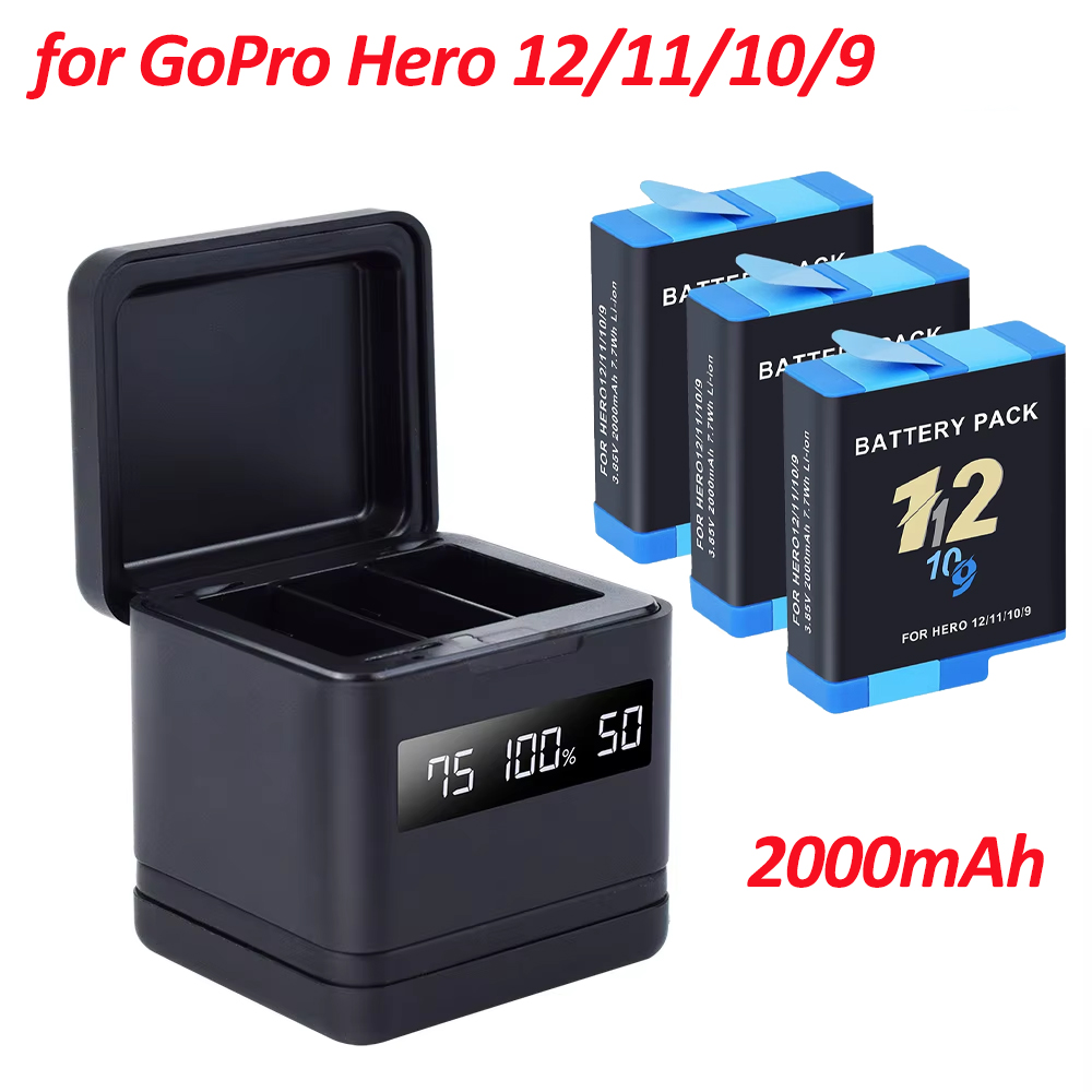 Battery Case Storage - Bateria PALO para Câmera GoPro Hero
