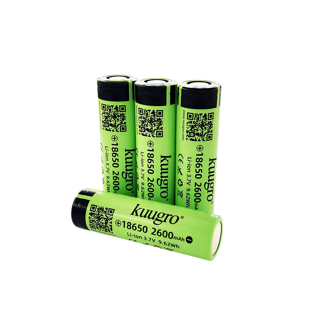 Vape Battery 18650 - Bateria Kuugro 18650 2600mAh 3.7V Li-ion