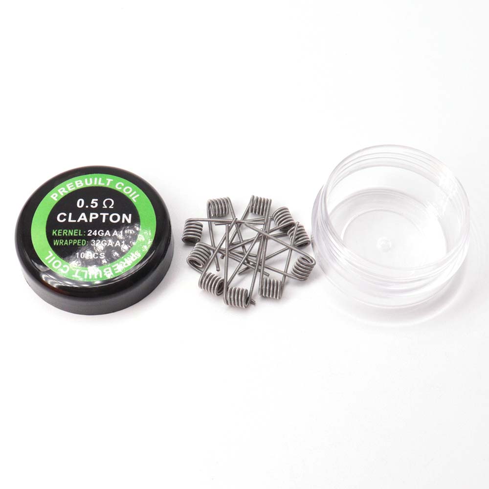 Clapton Wire Pre Built - 10 unidades de Bobinas de Aquecimento