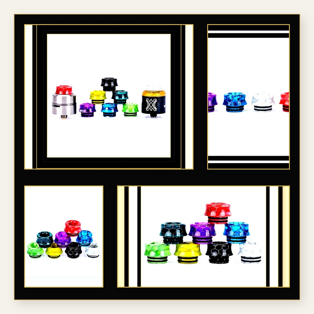 Drip Tip Resin - Conjunto de bicos Wolfcool 810 –