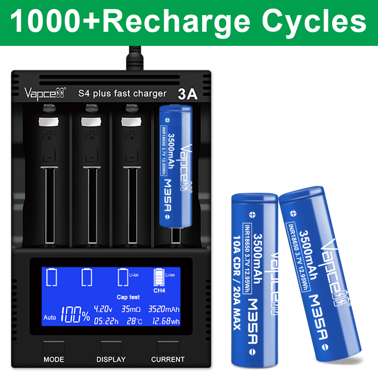 Vapcell original m35a 18650 m3 - Vape Battery 18650 avaliação e preço