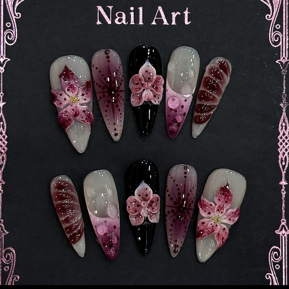 24 Unidades de Unhas Postiças  - Drip Tip Resin avaliação e preço