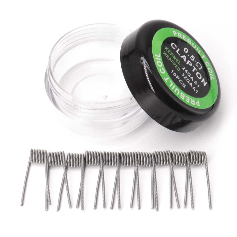 10 unidades de Bobinas de Aque - Clapton Wire Pre Built avaliação e preço