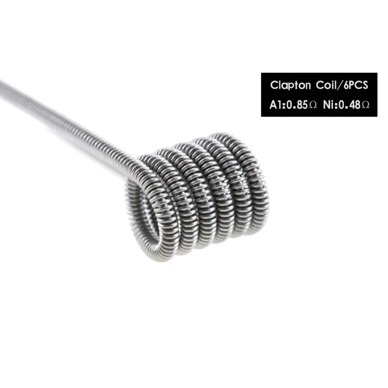 48 Peças/Conjunto 8 em 1 Bobin - Clapton Wire Pre Built avaliação e preço