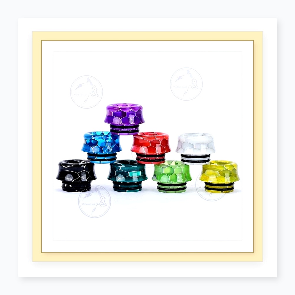 Conjunto de bicos Wolfcool 810 - Drip Tip Resin avaliação e preço
