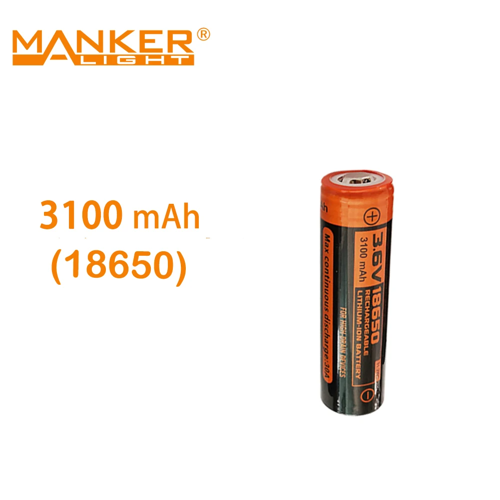 Manker 14500/18650/18350/21700 - Vape Battery 18650 avaliação e preço